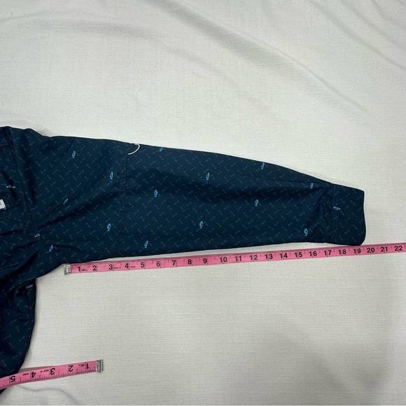 Realtree Men’s size Small Blue Premier Fishing Guide Long Sleeve Shirt - Picture 10 of 13